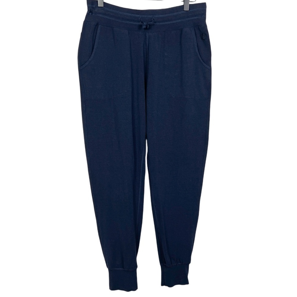 Coolibar UPF 50+ Navy Blue Weekend Athleisure Jogger Sweat Pants | Size Small - Picture 3 of 8